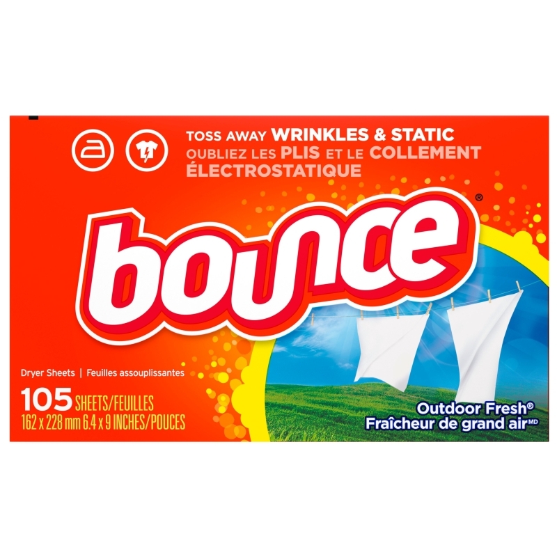 Product Image for 23551/82355 DRYER SHEET OTD 10 Bounce 82355 Fabric Softener Dryer Sheet, Fresh Linen
