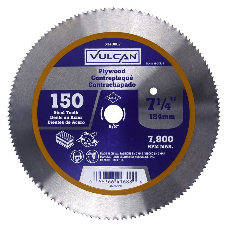 Product Image for BLADE STL BULK 150TX7-1/4IN
