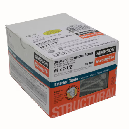 Product Image for SD9212R100-R - #9 2-1/2IN STRU
