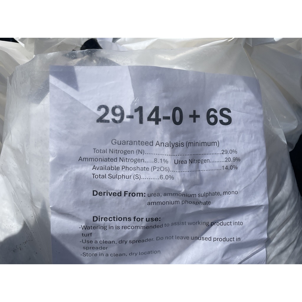 Product Image for Fertilizer 29-14-0+6S 25lb