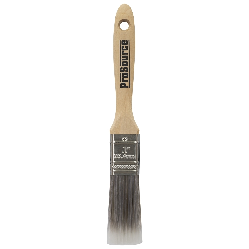 Product Image for BRUSH FLAT SOLID RND POLY 1IN