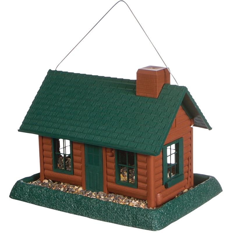 Product Image for 9063 FEEDER BIRD LR LOG CABIN