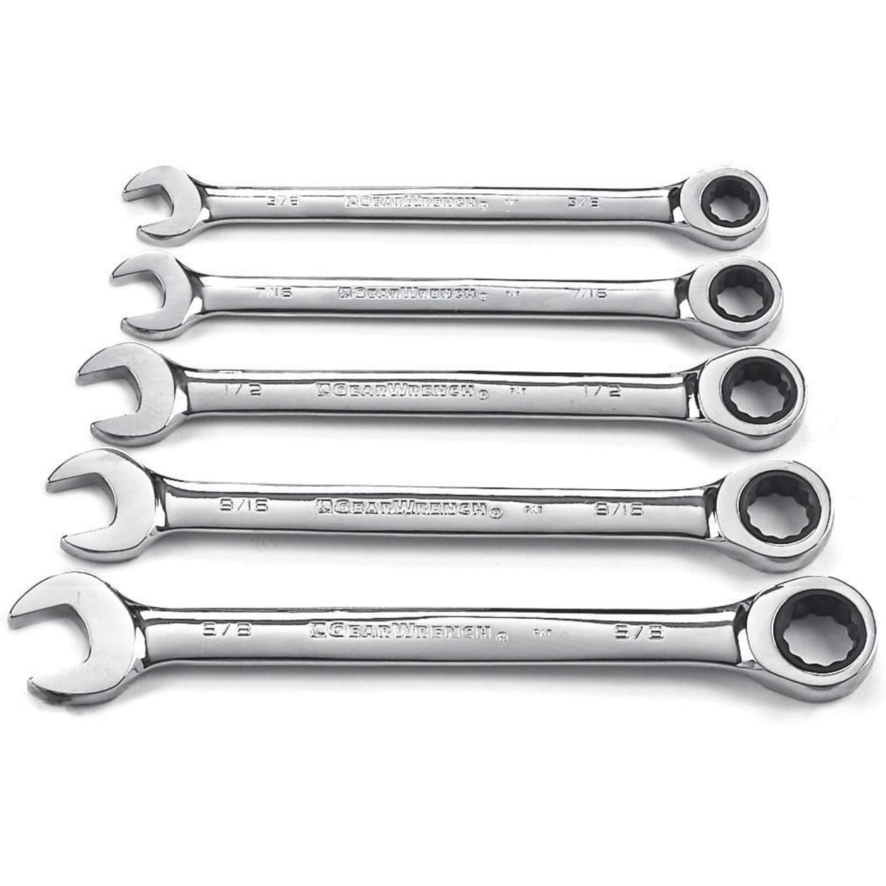 Product Image for 5 PC RATCHETING WRENCH SET- ME