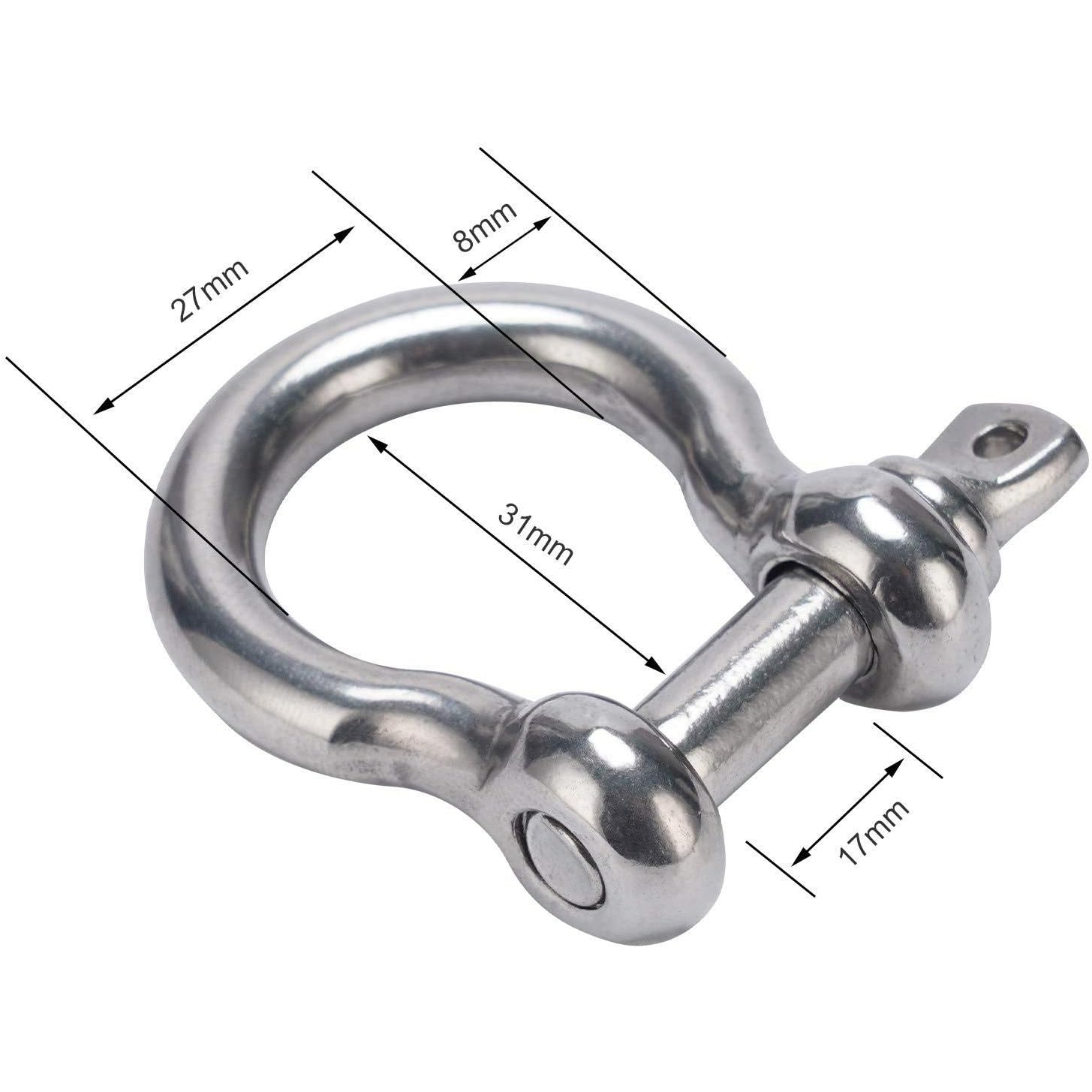 Product Image for 5/16IN GALVANIZED BOW SHACKLE