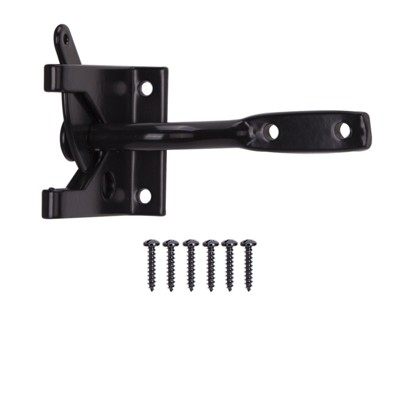 Product Image for LATCH GATE UNIV PWDR COAT BLCK
