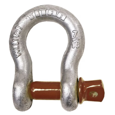 Product Image for 1/2IN GALVANIZED BOW SHACKLE