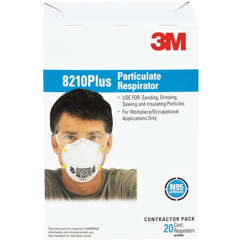 Product Image for 8210PB1-A/8210+ RESPIRATR N95