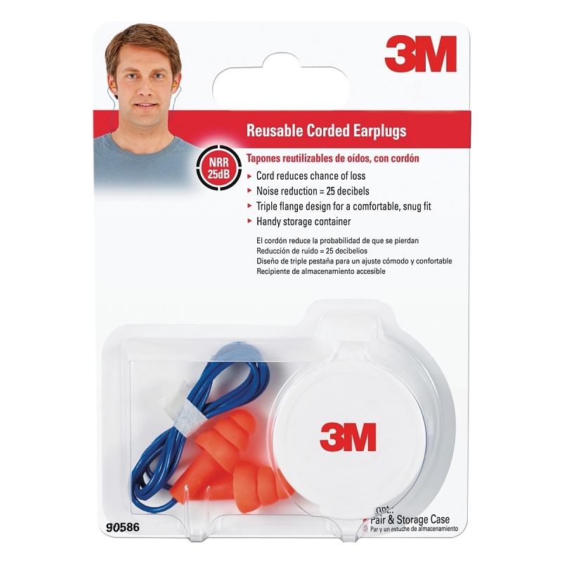 Product Image for 90586H1-DC TRI-FLANGE EARPLUGS