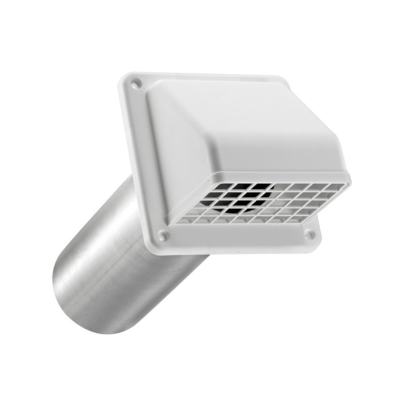 Product Image for 224W PLAST DRYER VENT HOOD 4IN