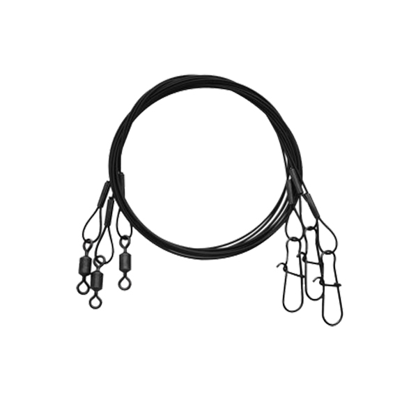 Product Image for Berkley Wire Wound Leaders, 3pk, Black 18IN