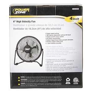 Product Image for FAN MINI BLACK 4 INCH 1 SPEED