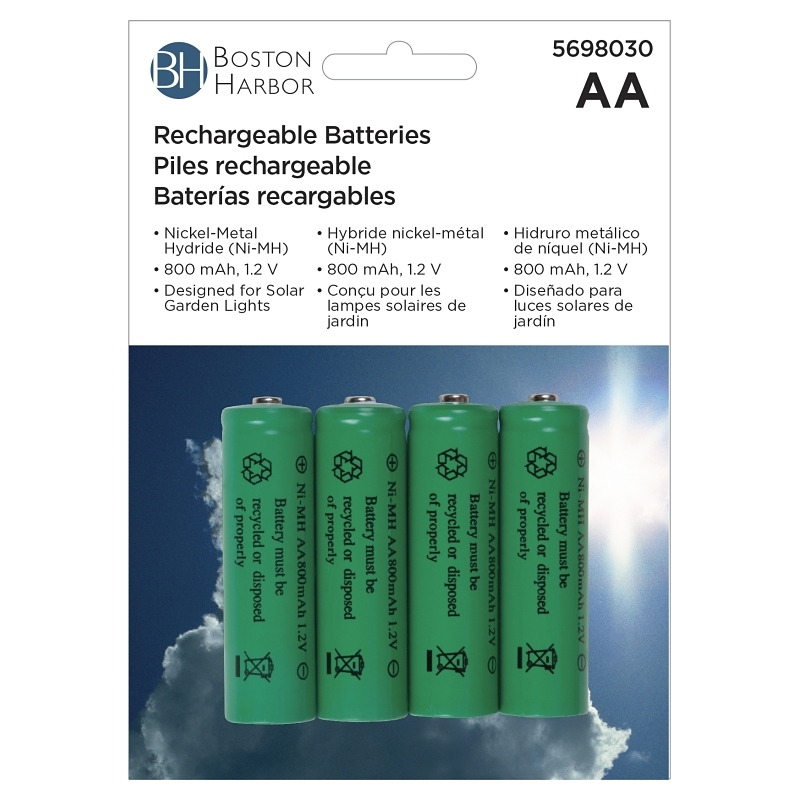 Product Image for BATTERIES RCHARGBL AA NIMH 4PK
