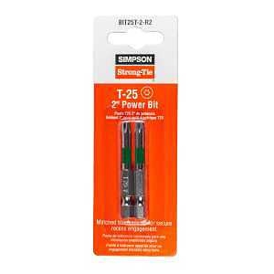 Product Image for BIT25T-2-R2 POWER BIT T25 2IN