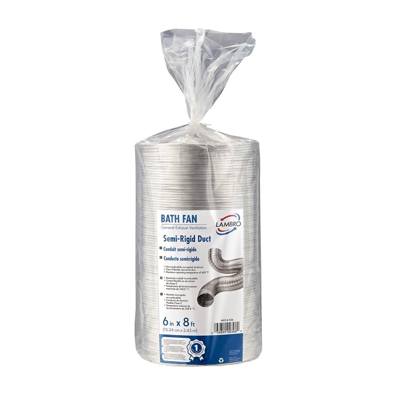 Product Image for 306 ALUM FLEX DUCTING 6INX8FT