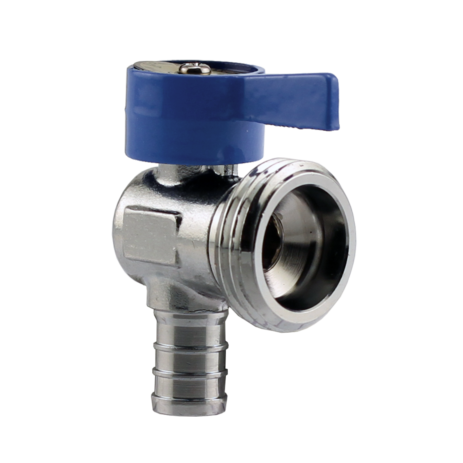 Product Image for 1/2INPEXx3/4INGHT - BLUE 1/4 TURN ANGLE SUPPLY VALVE PENL-SVWMB-8P