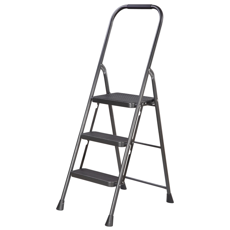 Product Image for 3 STEPSTOOL STL BLK HAMRTONE