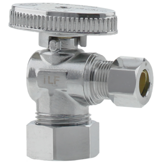 Product Image for SUPPLY STOP VALVE ANGLE 1/2INPEX x 3/8INCOMP PENL-SV8P-A