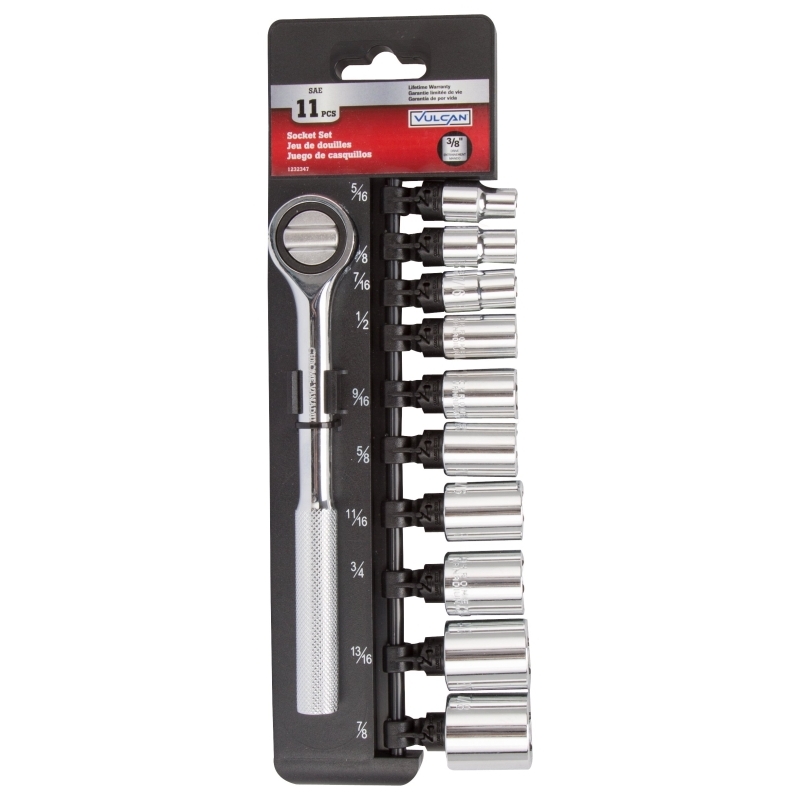 Product Image for SOCKET SET 11PC SAE 3/8 DR