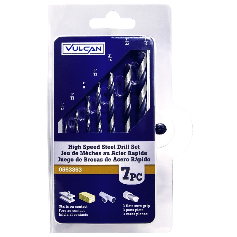 Product Image for BIT DRILL HSS 7PC 1/16-1/4IN