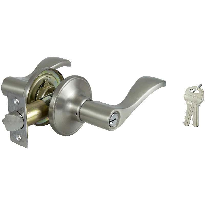 Product Image for LEVERSET LYE ENTRY SATIN NICKL
