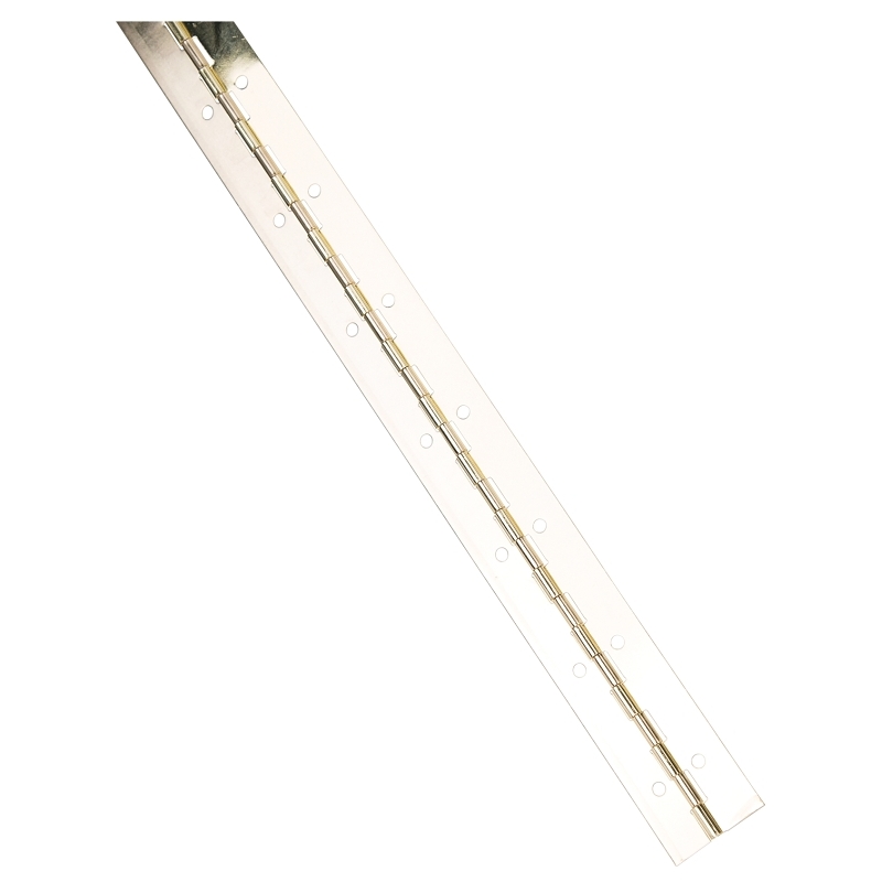 Product Image for HINGE CONT BRT NICKEL 1-1/2X30
