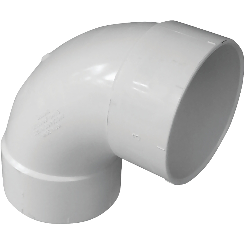 Product Image for 414163BC PVC S&D 90DEG ELBW 3IN