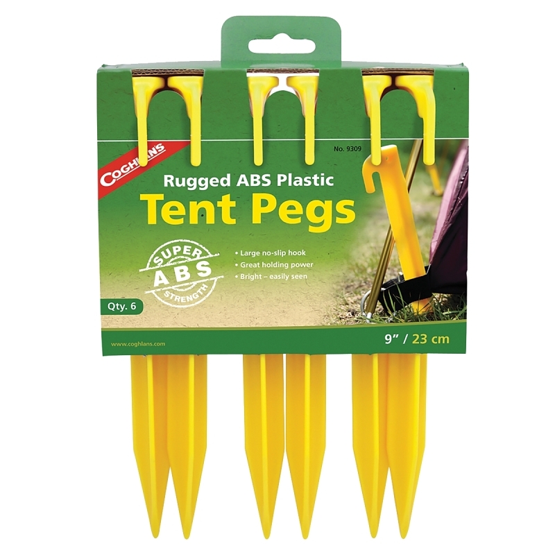 Product Image for 9309 ABS Tent Pegs - 9IN - 6 Pa