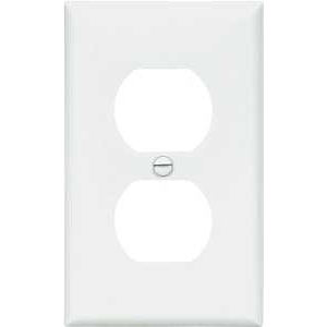 Product Image for 5132W WHITE DUPLEX PLATE