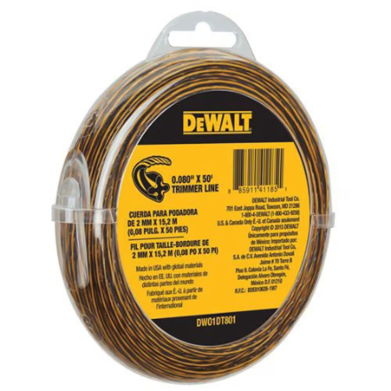 Product Image for DWO1DT801 TRIMMER LN .080X50FT