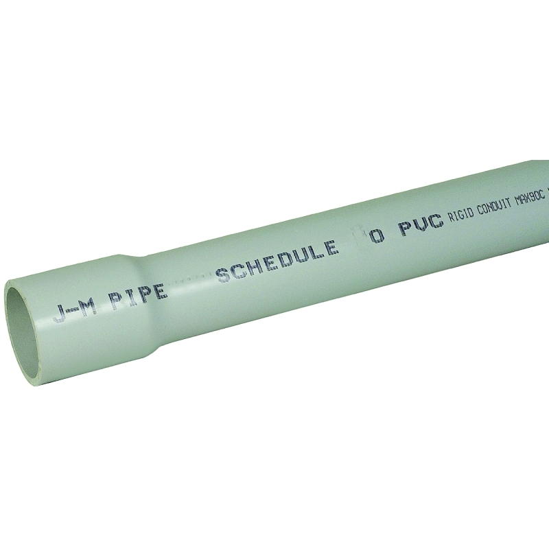 Product Image for Electrical Conduit, 1 in, 10 ft L, SCH 40, PVC