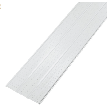 Product Image for Aluminum Soffit SP 600 Vented WHITE SEMI GLOSS (12/Box) 060525
