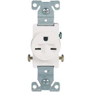 Product Image for 816W-BOX SINGLE RECEPTA-WHITE