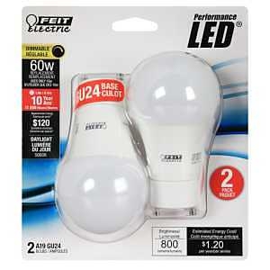 Product Image for A60DM850GU2410KLED/2 BULB 60W