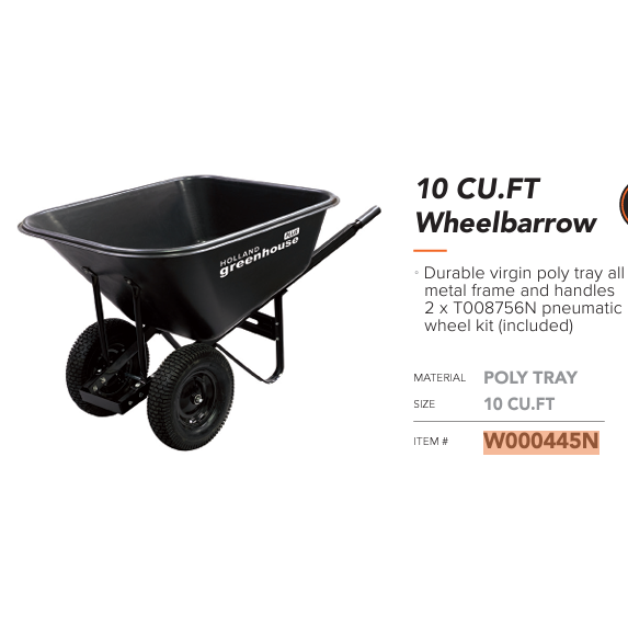 Product Image for 10 CU.FT WHEELBARROW