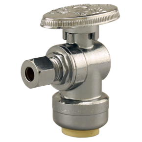 Product Image for 1/2IN x 1/4IN Angled Supply Valve Comp PENL-SV8P4CPR-A