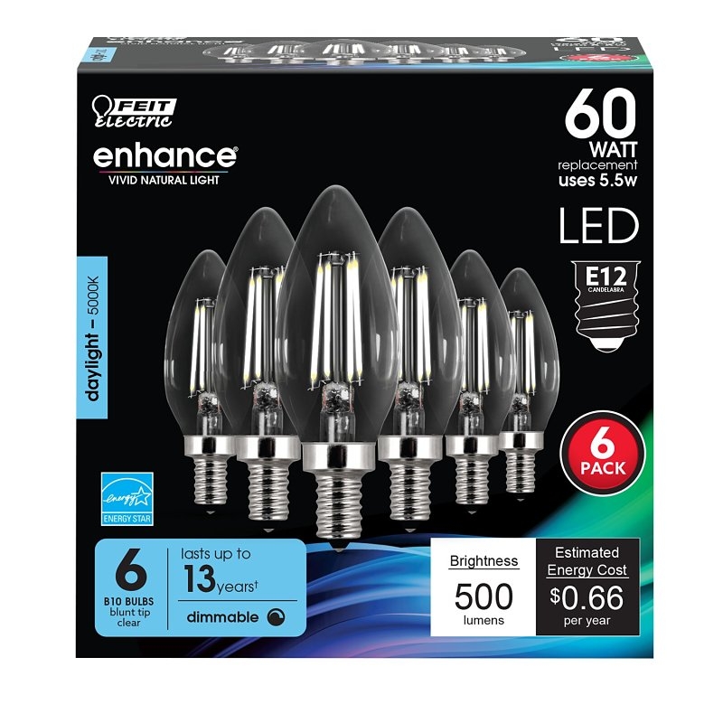 Product Image for CTC60/950CA/FIL/6 BULB LT 60W