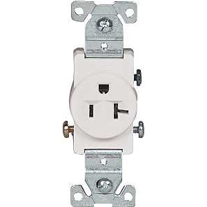 Product Image for 1877W-BOX COMM SGL RECPT 20A