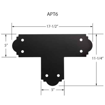 Product Image for APT6 - ORNAMENTAL T STRAP 6X P