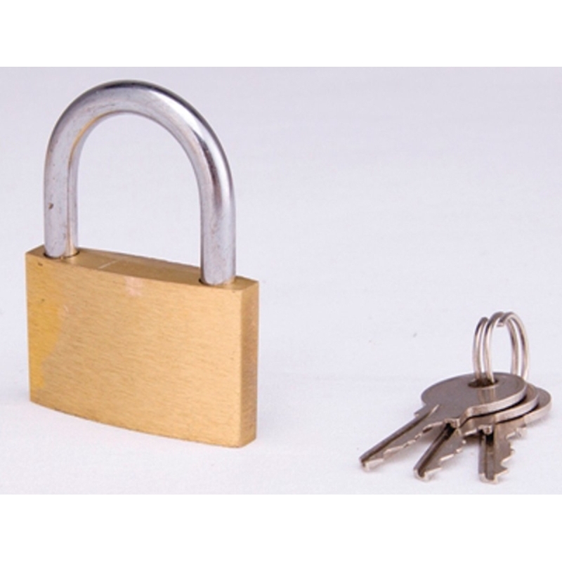 Product Image for PADLOCK BRASS VERTICAL KD 1IN