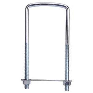 Product Image for ZINC SQUARE UBOLT #657 3/8X3X7