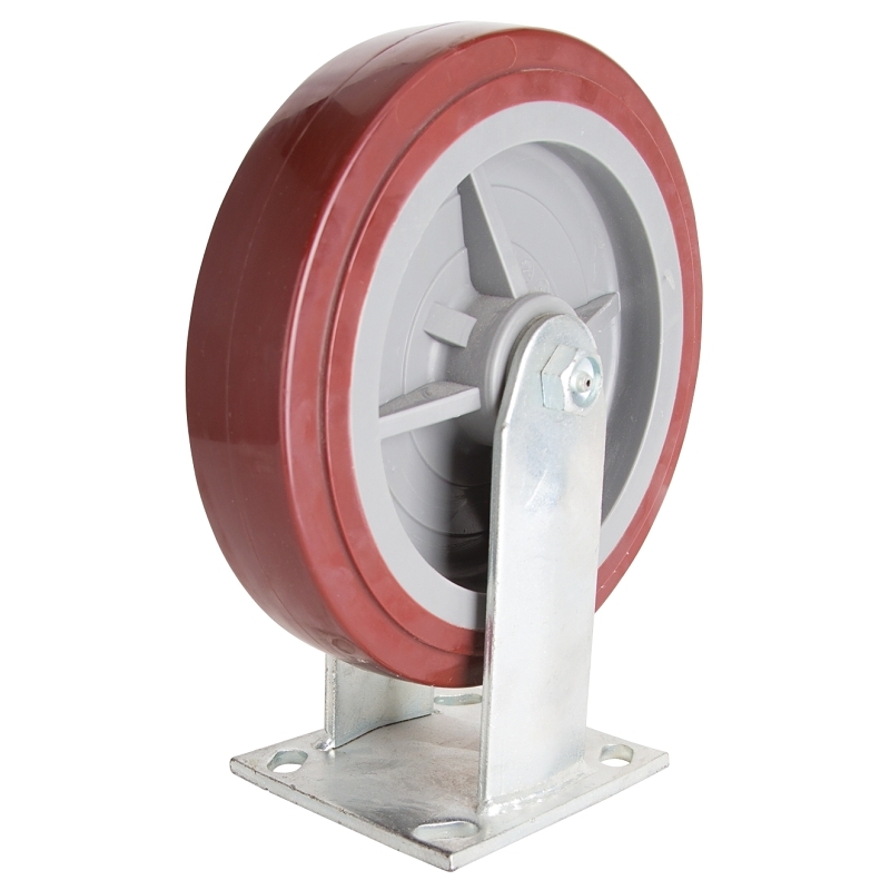 Product Image for PLATE CASTER PU RIGID 8INX2IN