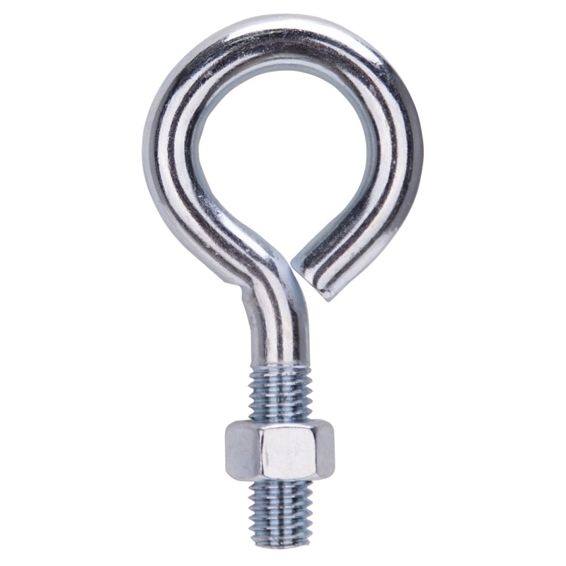 Product Image for ZINC EYE BOLT W/NUTS 1/2X4
