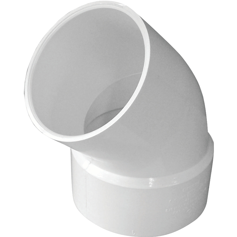 Product Image for 414193BC PVC 45DEG STRT ELBW 3