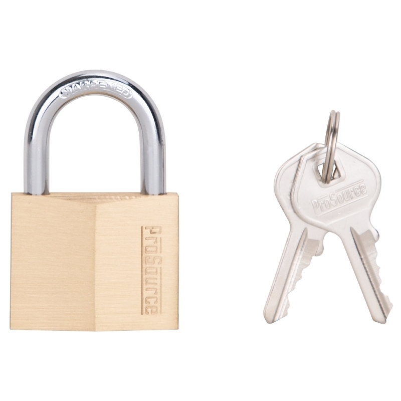 Product Image for PADLOCK BRASS 13/16W SHKL VC