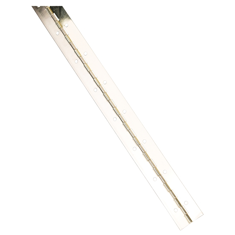 Product Image for HINGE CONT BRT NICKEL 1-1/2X48
