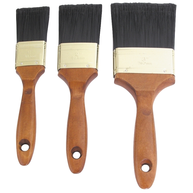 Product Image for WOOD HANDLE PAINT BRUSH ST 3PC
