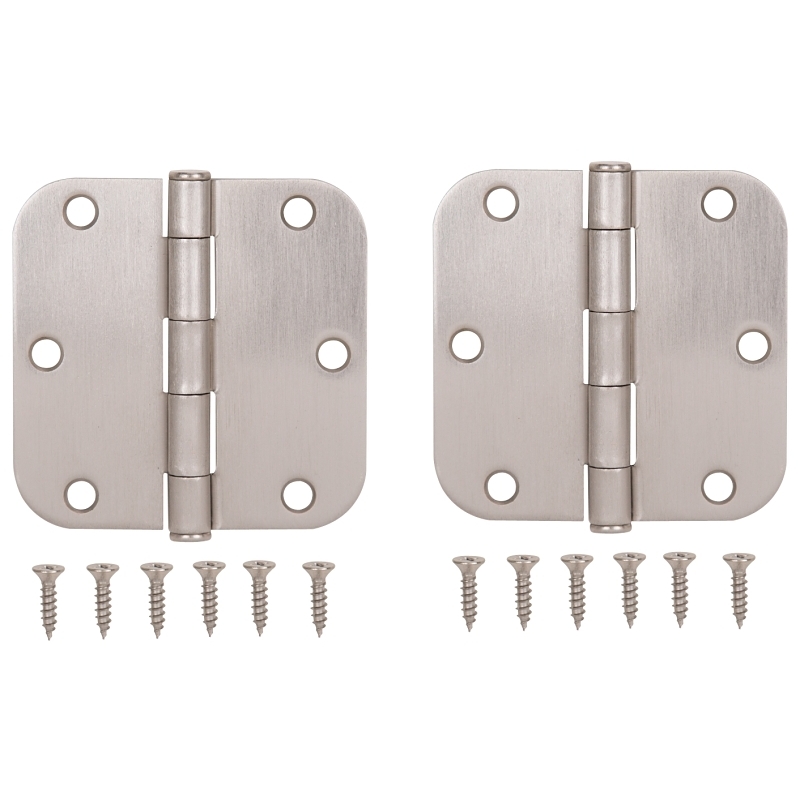 Product Image for HINGE DR RD 3.5X3.5IN SAT NIC