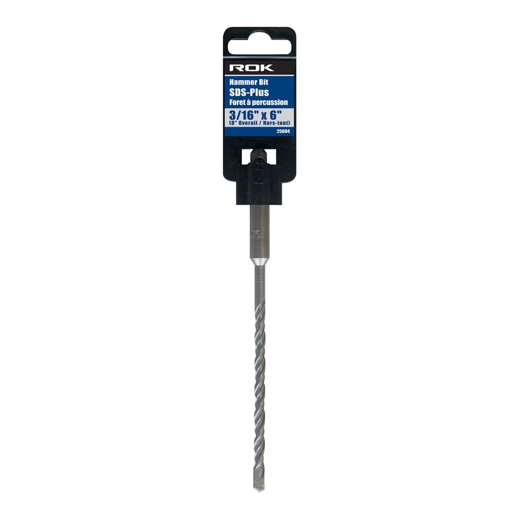 Product Image for SDS PLUS BIT 3/16IN X 6IN X 8IN
