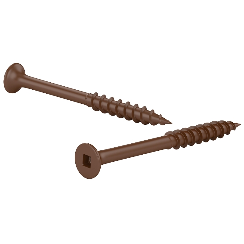 Product Image for 6X2-1/4 DECK SC.FH BROWN(100) FKCBR6214C1