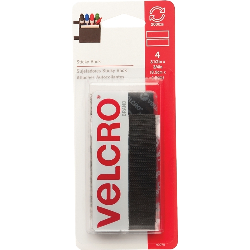 Product Image for 90075 BLK VELCRO STRIP 3-1/2IN
